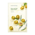 NRMK10- REAL NATURE MASK SHEET OLIVE (EMULTION TYPE)