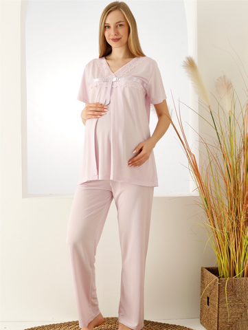 DK-10702 TWO PIECES  PIJAMA SET FOR PREGNANT