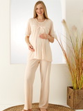 DK-10707 TWO PIECES  PIJAMA SET FOR PREGNAT