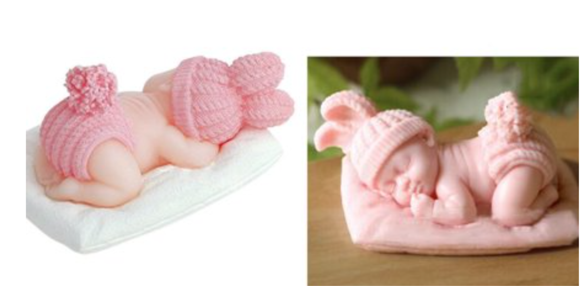 3D SLEEPING BABY WITH PILLOW